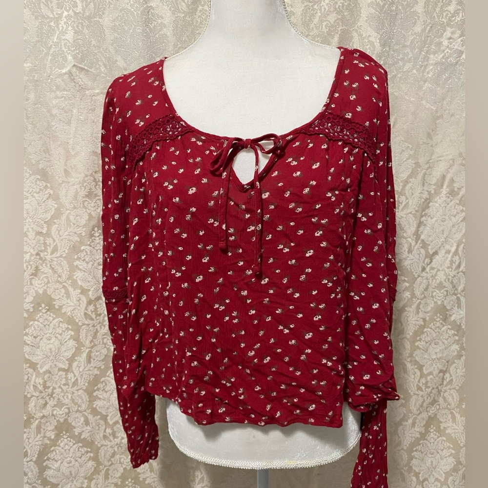 Boho medieval inspired peasant blouse